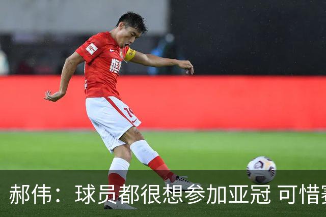 郝伟：球员都很想参加亚冠 可惜赛程跟联赛冲突